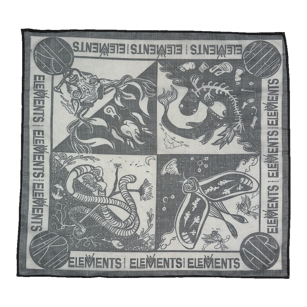 2024 Elements Bandana (Black/White)