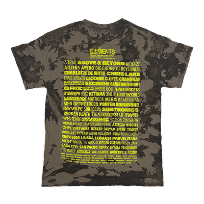 2026 Lineup Tee (Brown Tiedye)