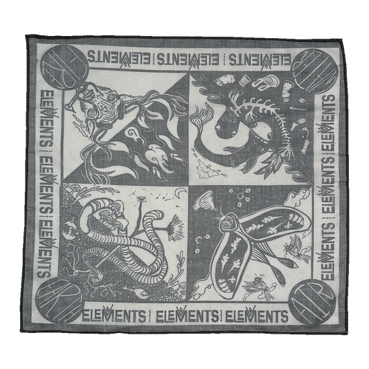 2024 Elements Bandana (Black/White)
