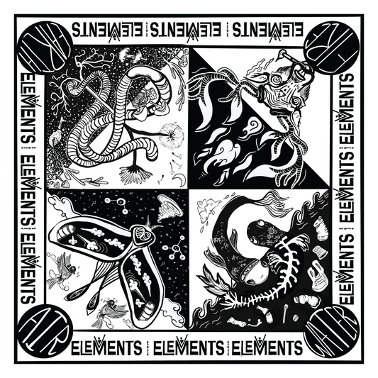 Elements 2024 Bandana (Black/White)