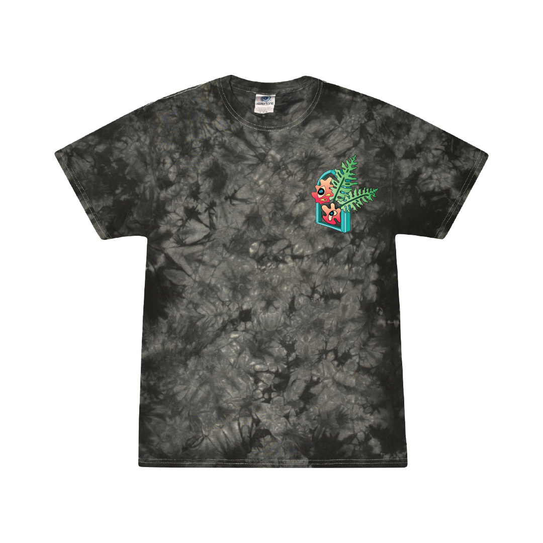 2024 Black Tyedye Lineup Tee