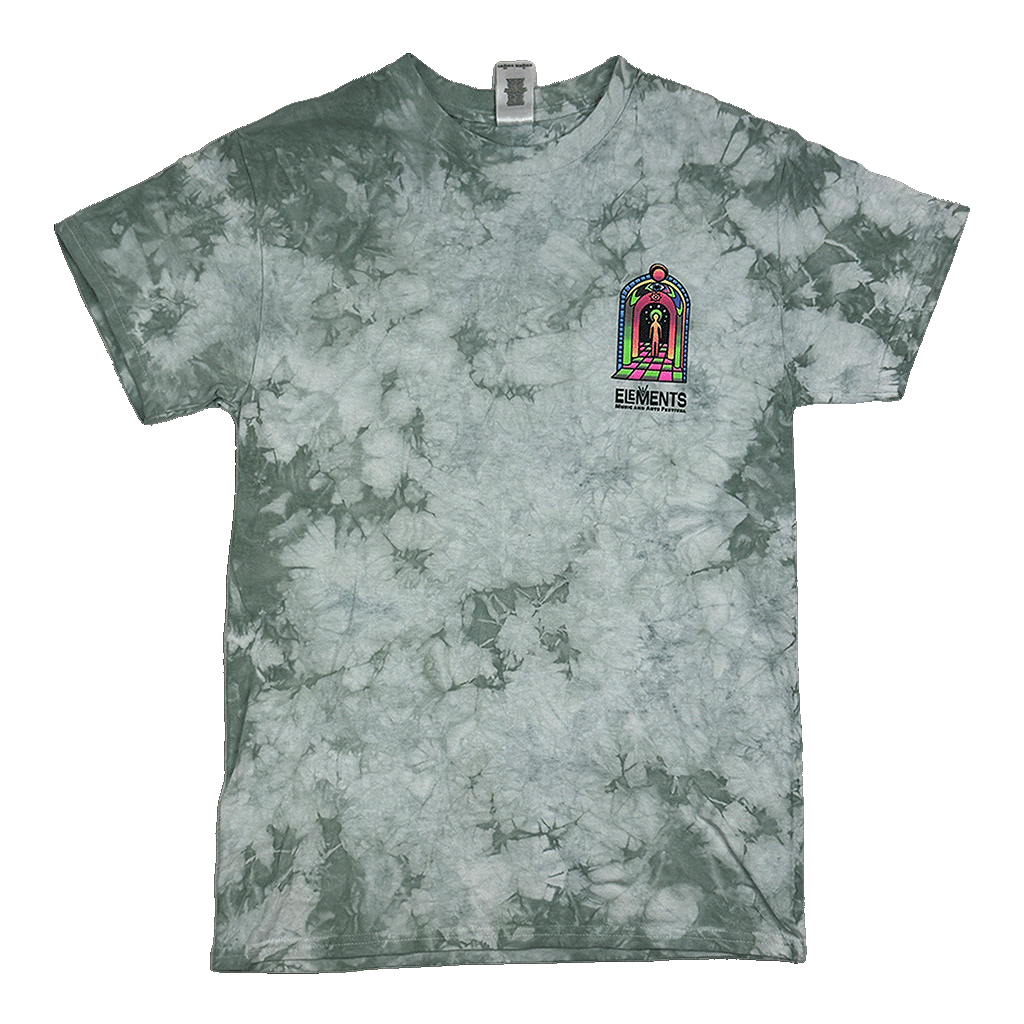 2026 Lineup Tee (Green Tiedye)