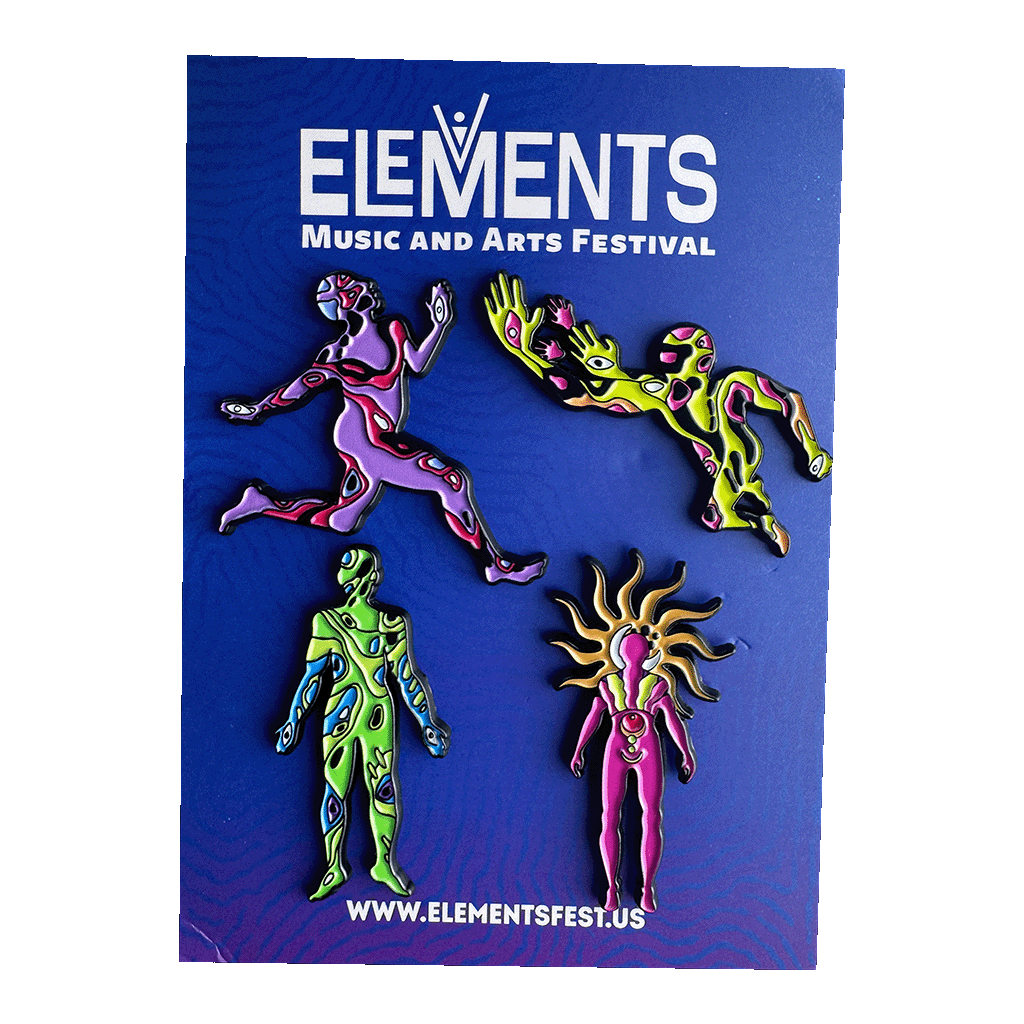 Elements Pins (4 Pack)
